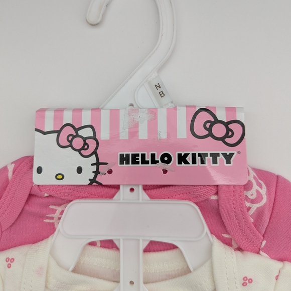 NWT Hello Kitty Baby (Newborn) 3 Piece Set of Onesies/Bodysuits/Long Sleeve Tops - Picture 8 of 13